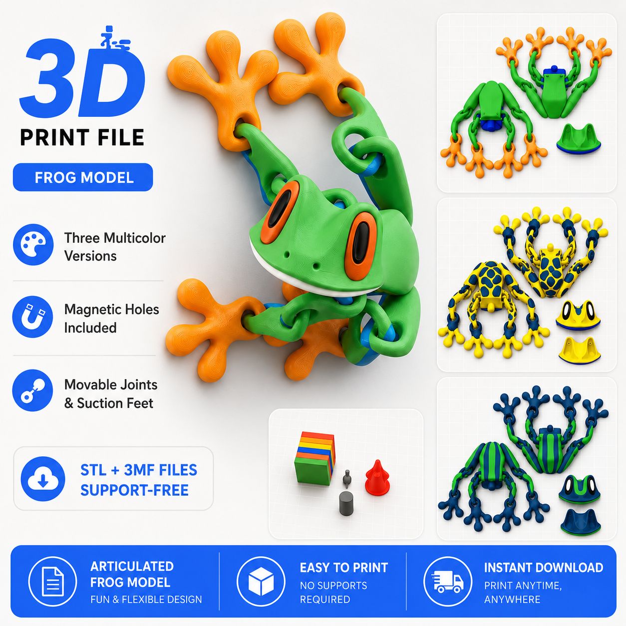magnetic frog Stl file