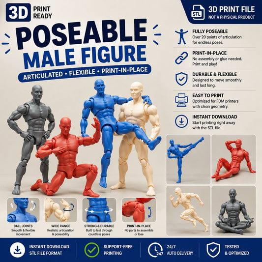 Poseable Male Figure