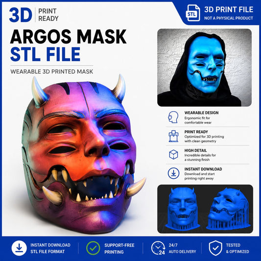 3D printeble Argos Mask stl file
