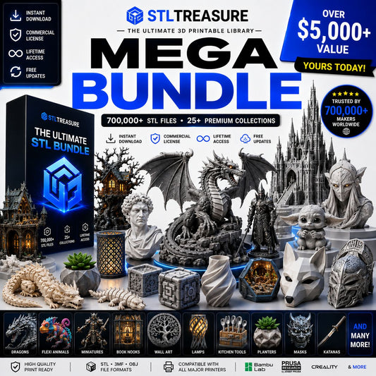 STLTreasure Mega 3D Print Bundle